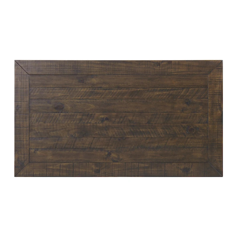 Tavolino da caffè Downington in legno massello con 2 cassetti di The Gray Barn