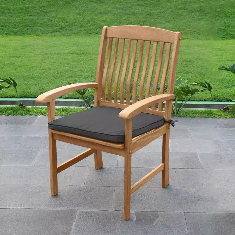 Set da pranzo da esterno in teak Sonoma Lane Merkel, 7 pezzi, con cuscini