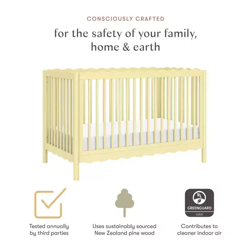 Lettino trasformabile 4 in 1 Babyletto Swell con kit di conversione in letto per bambini