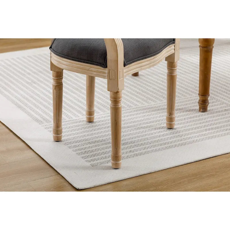 Gepolsterte Esszimmer-Armlehnstühle aus Stoff, 2er-Set