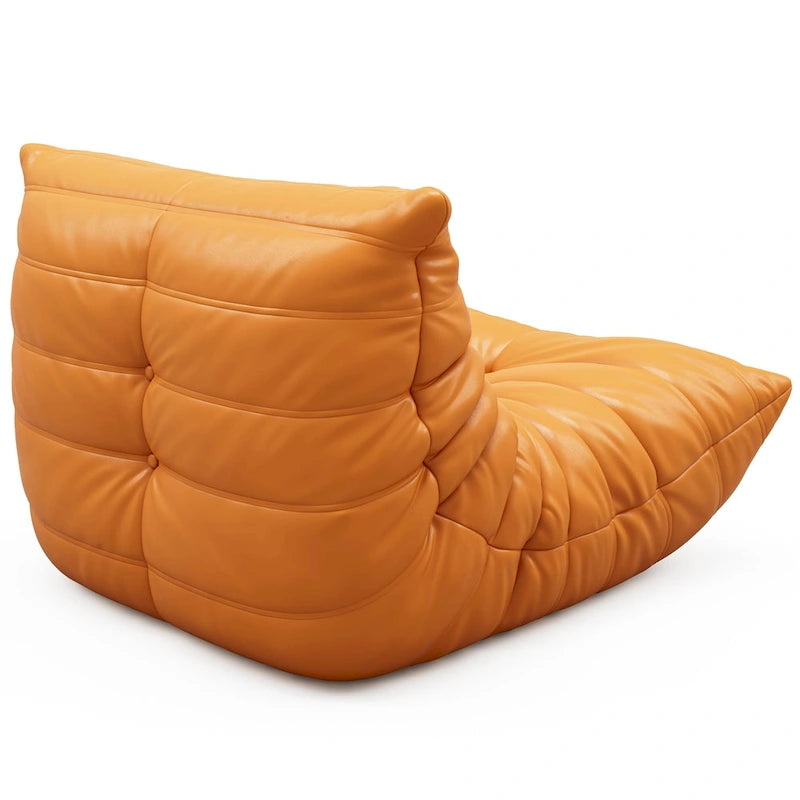 Furgle-Sofa aus Mikrofaserleder, ergonomisches Design, bequemes Bodensofa