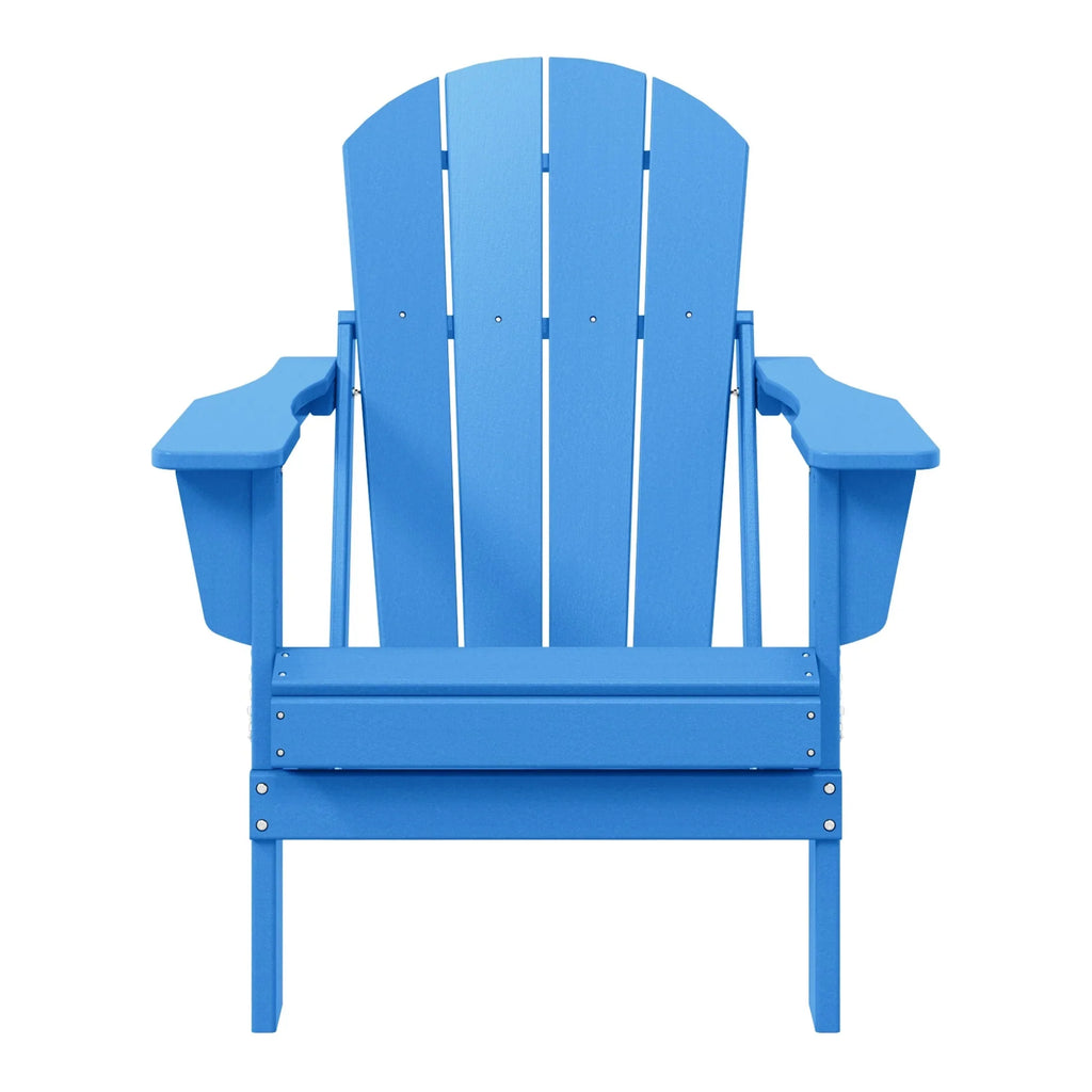 Polytrends Laguna Adirondack-Klappstuhl für die Terrasse, lichtecht und wetterbeständig