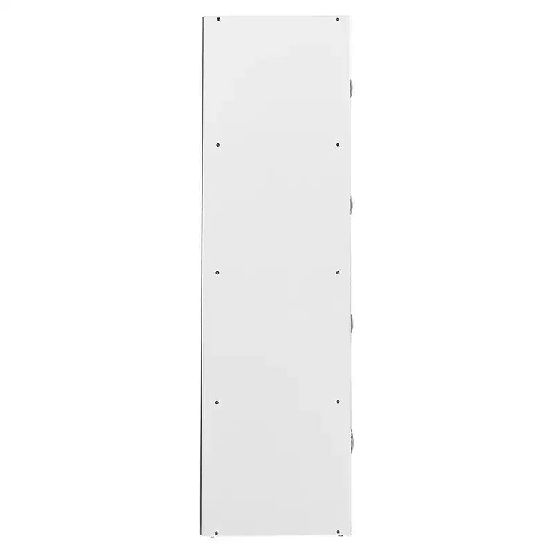 Bibliothèque-meuble de rangement fermé Hodedah HID44, robuste, avec 8 portes, à poser au sol, multifonction pour la maison et le bureau, finition bois de hêtre