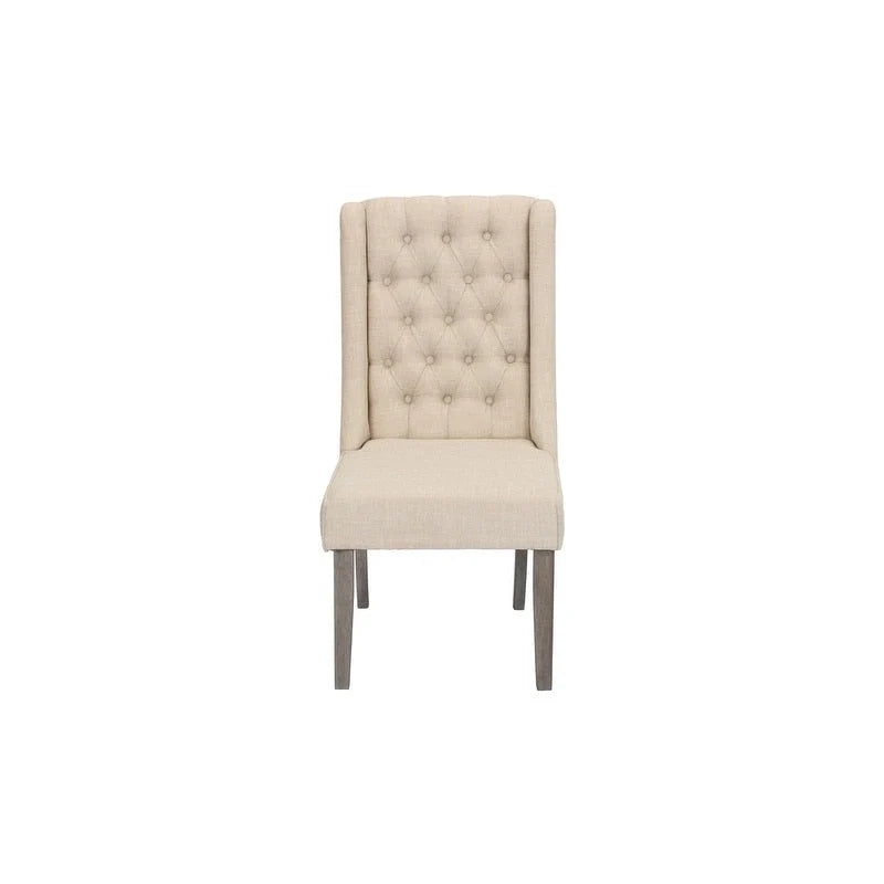 Best Quality Furniture 9-delige rustieke uitschuifbare grijze eethoek