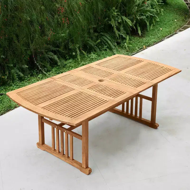 Set da pranzo da esterno in teak Sonoma Lane Merkel, 7 pezzi, con cuscini