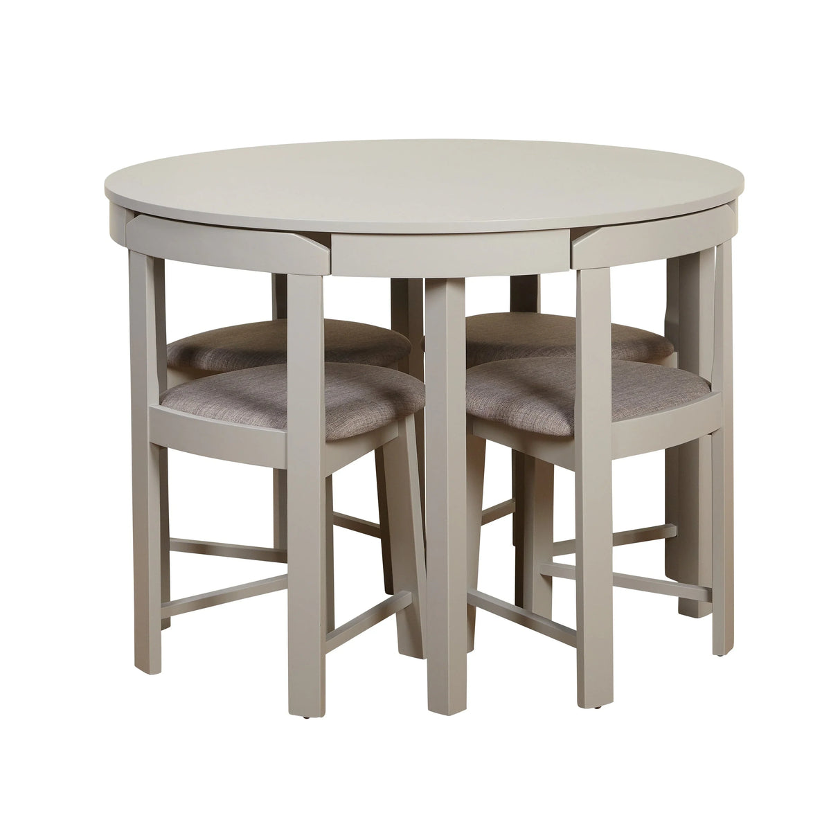 Set da pranzo rotondo compatto Harrisburg Tobey da 5 pezzi