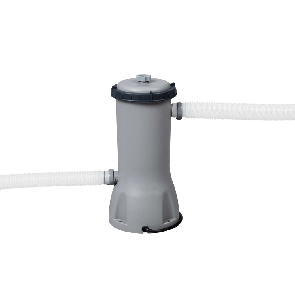 Rond bovengronds zwembad Bestway Steel Pro MAX met pomp en afdekzeil