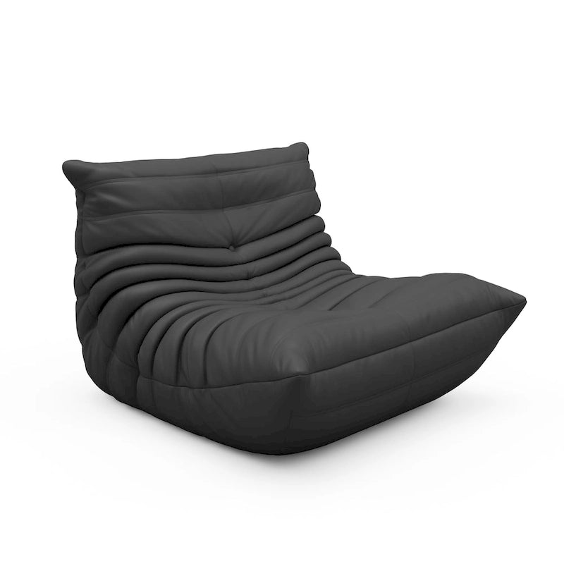 Furgle-Sofa aus Mikrofaserleder, ergonomisches Design, bequemes Bodensofa