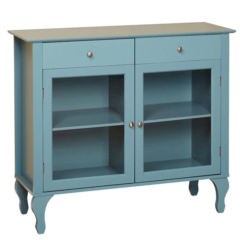 Credenza/buffet con ante in vetro Copper Grove Rawdon