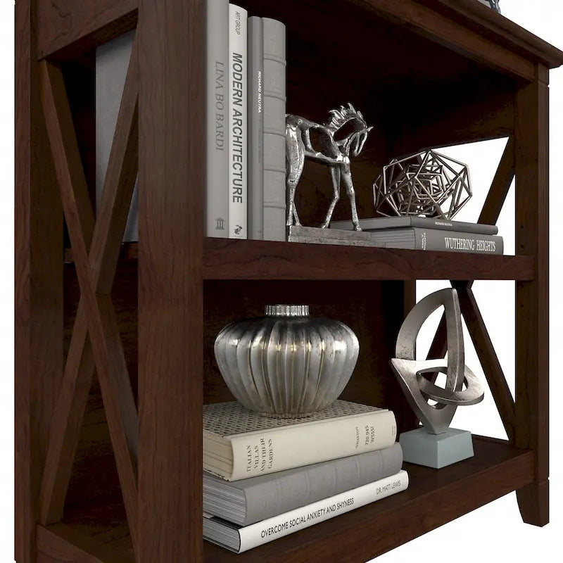Kleines Bücherregal mit 2 Regalböden