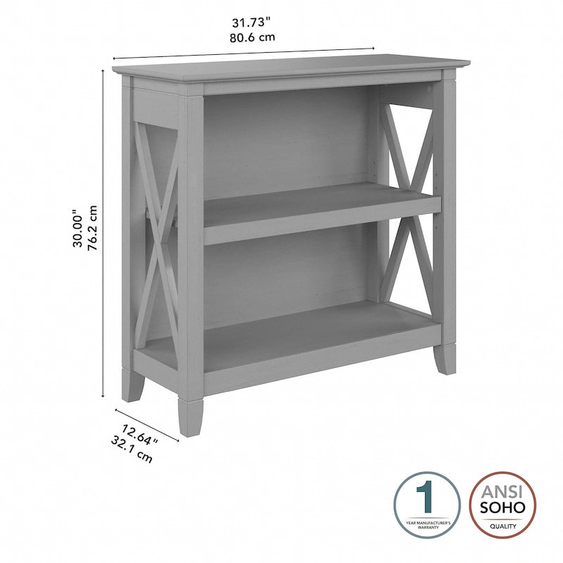 Kleines Bücherregal mit 2 Regalböden