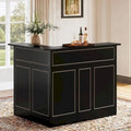 Meuble-bar en forme de L avec porte-verres à pied pour bar à domicile