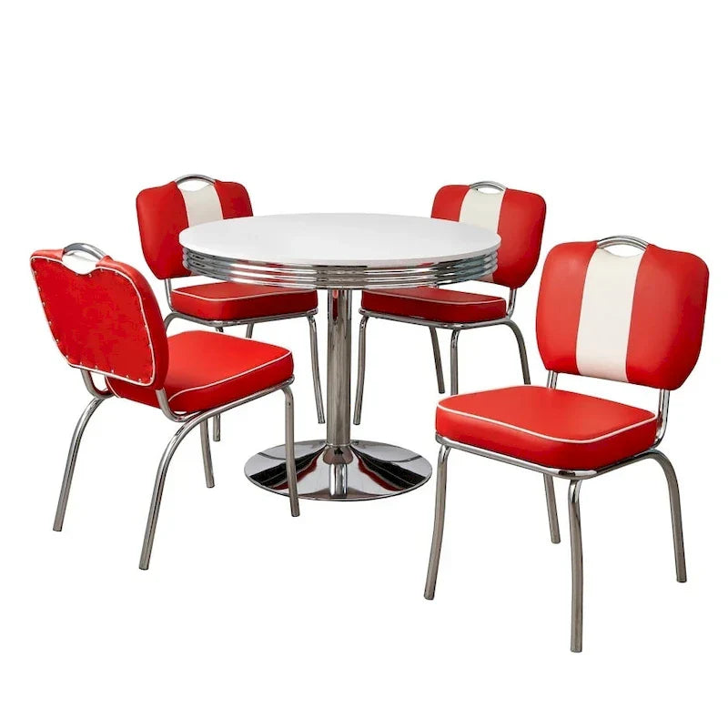 Simple Living Raleigh retro-eetset met 5 delen