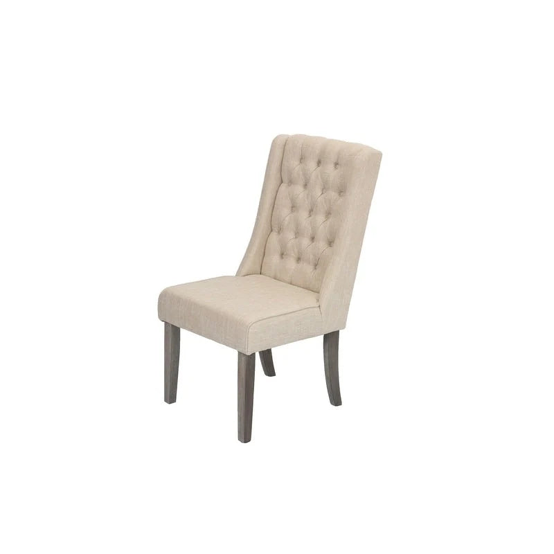 Best Quality Furniture 9-delige rustieke uitschuifbare grijze eethoek