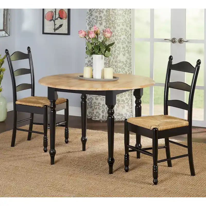 Sedia da pranzo Jessie con schienale a scala Simple Living (set da 2)