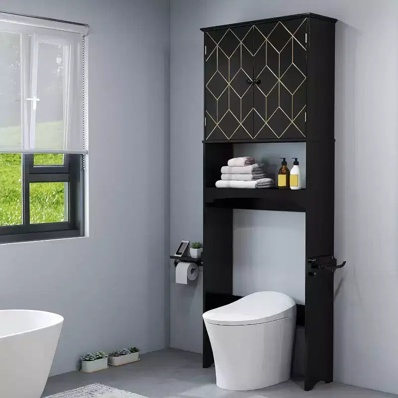 Mobile salvaspazio da bagno sopra il WC
