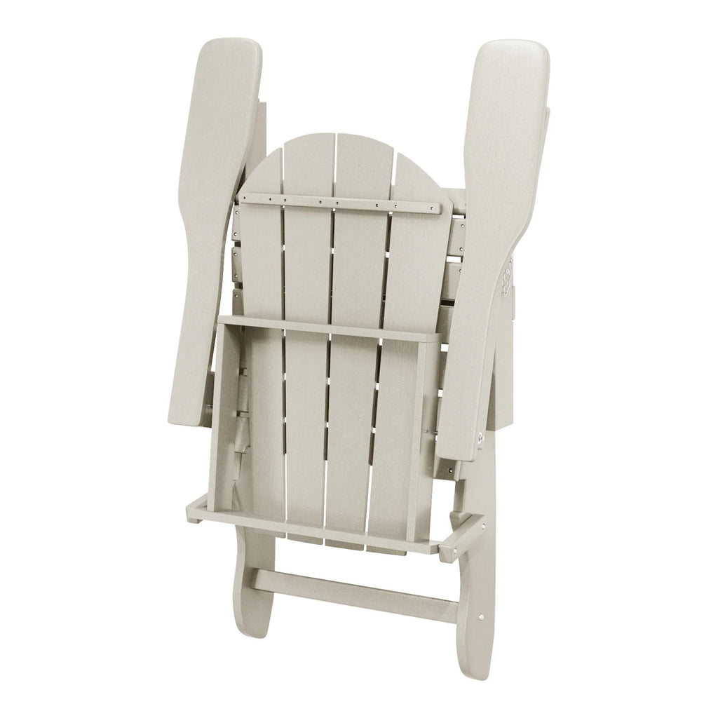 Polytrends Laguna Adirondack-Klappstuhl für die Terrasse, lichtecht und wetterbeständig