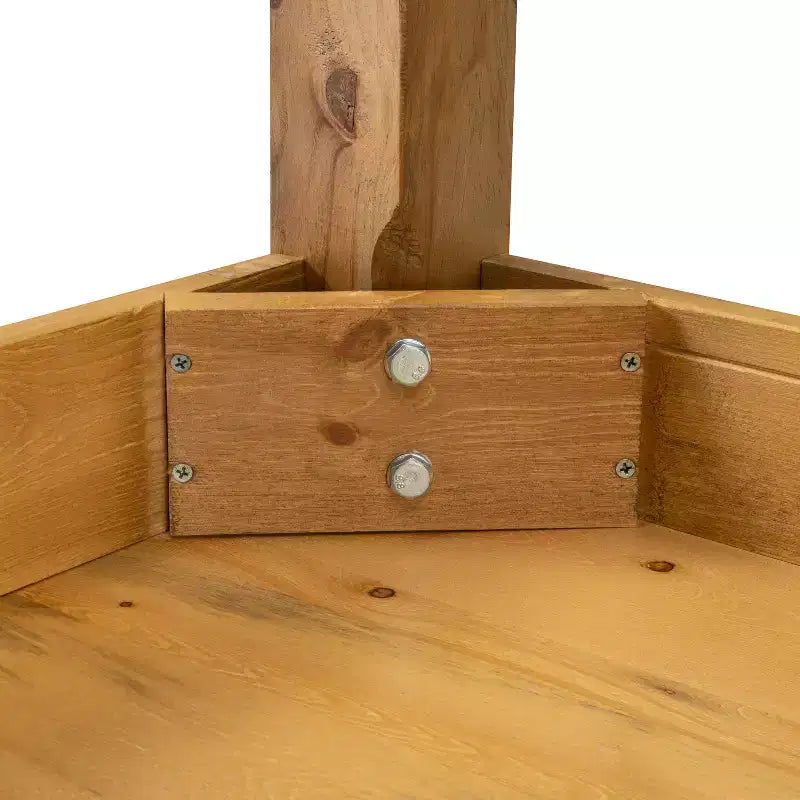 Tavolo da pranzo rettangolare in pino massello stile farmhouse Flash Furniture, 46 x 30