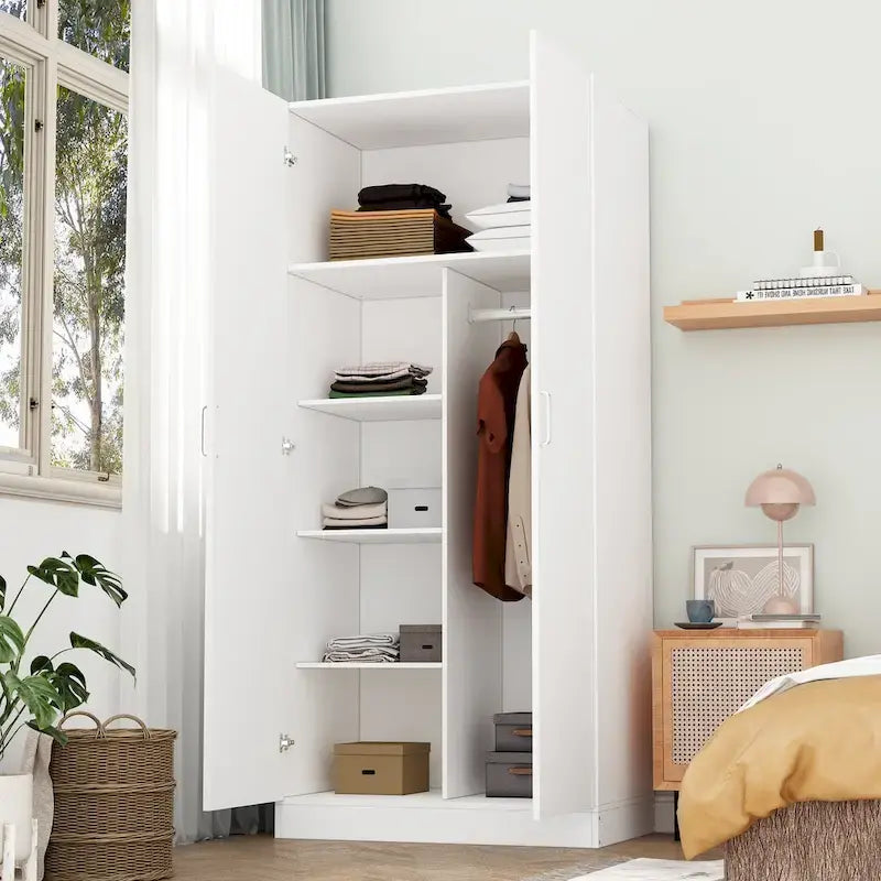 Armoire 5 niveaux avec 2 portes