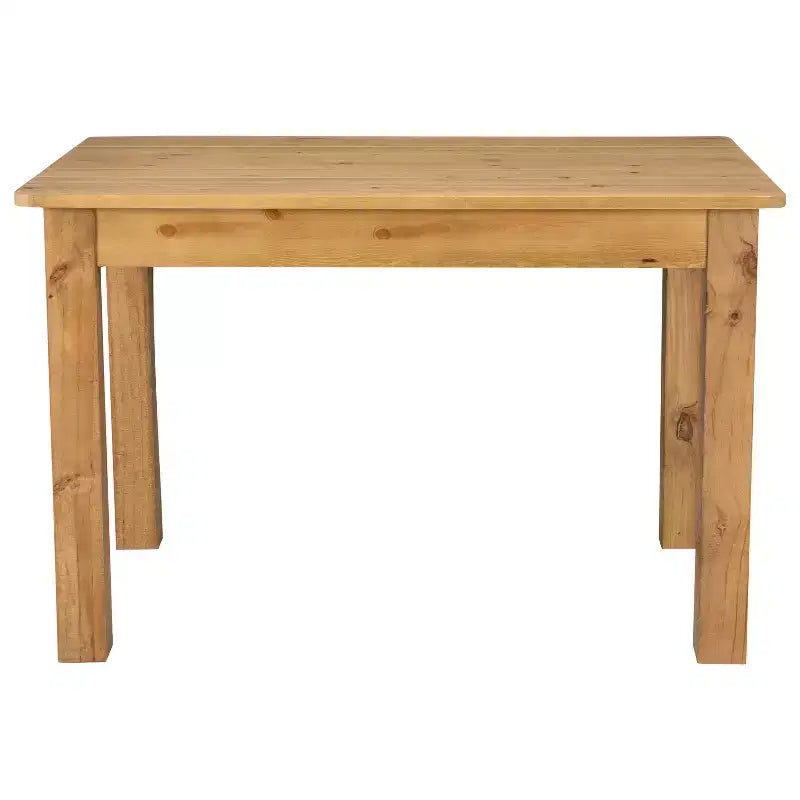 Tavolo da pranzo rettangolare in pino massello stile farmhouse Flash Furniture, 46 x 30