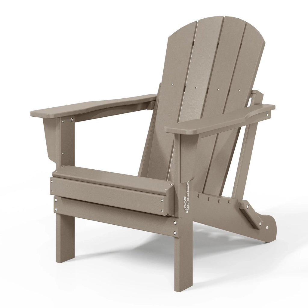 Polytrends Laguna Adirondack-Klappstuhl für die Terrasse, lichtecht und wetterbeständig