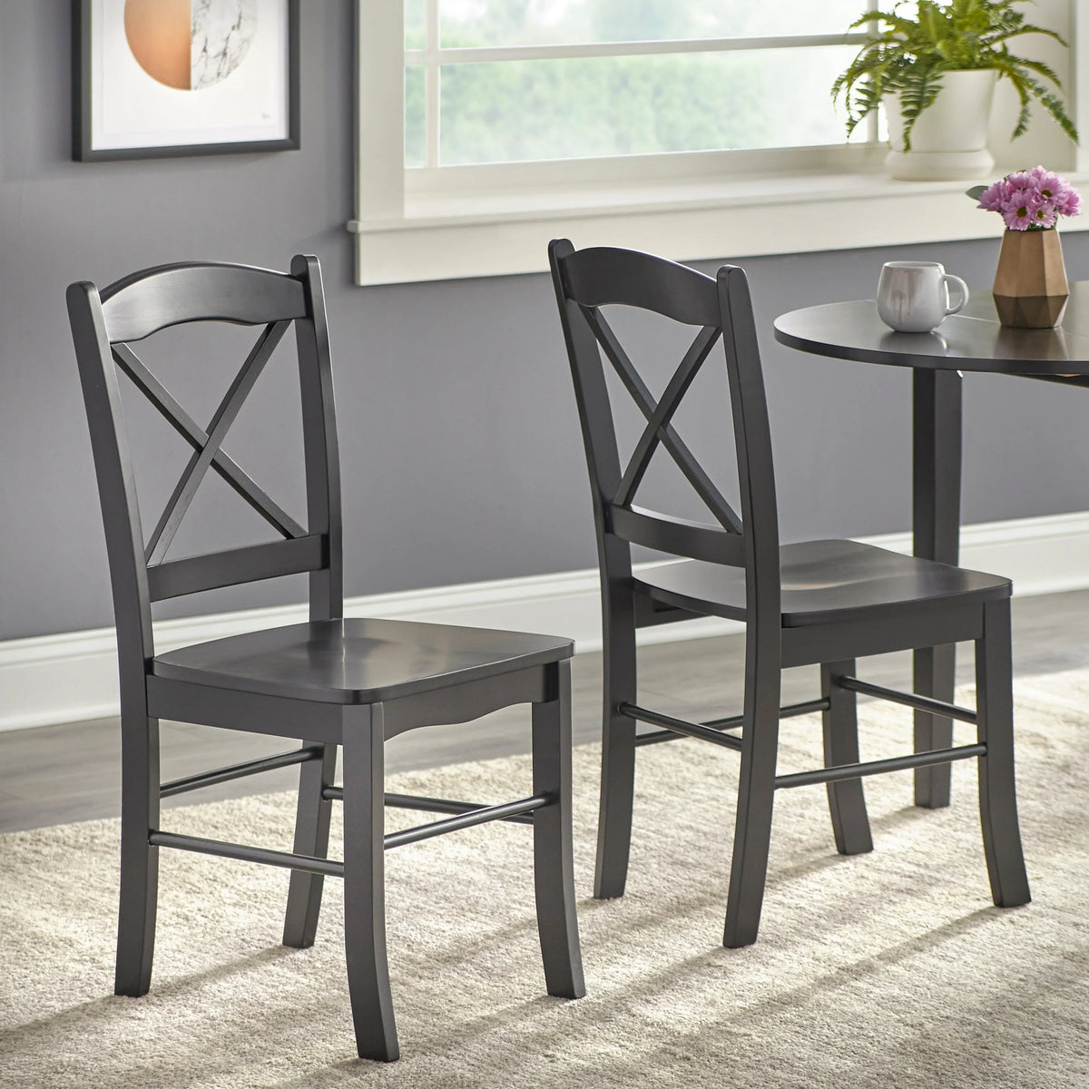 Chaises de salle à manger Simple Living de style cottage champêtre (lot de 2)