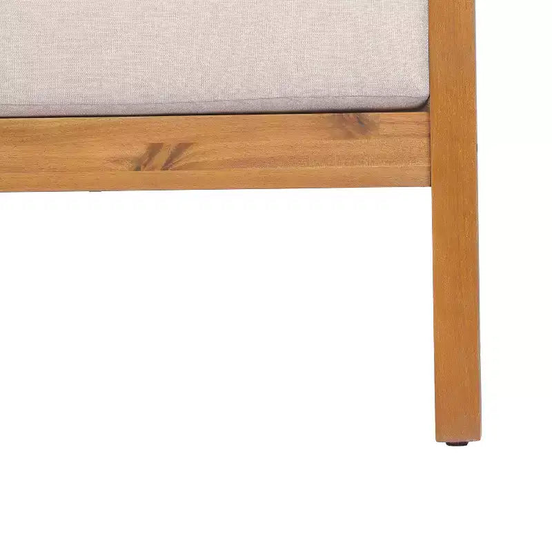 ModernLuxe Gartenmöbel-Set aus Akazienholz mit 4/5 Teilen, Outdoor-Sitzgruppe mit Couchtisch für Veranda/Garten/Balkon