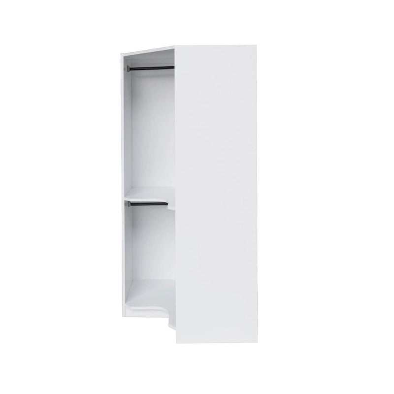 Polygon-Eckkleiderschrank mit 2 Türen
