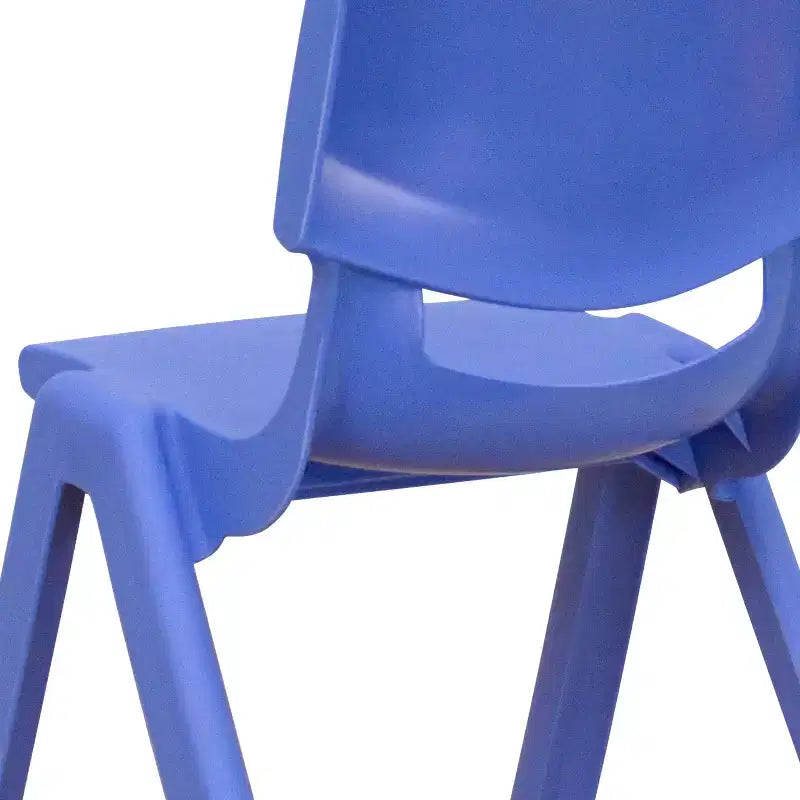 Emma und Oliver, rechteckiger höhenverstellbarer Aktivitätstisch aus Kunststoff, 23.625W x 47.25L, Set mit 6 Stühlen