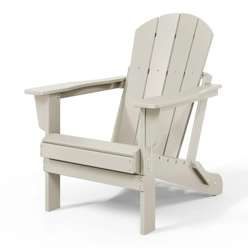Polytrends Laguna Adirondack-Klappstuhl für die Terrasse, lichtecht und wetterbeständig
