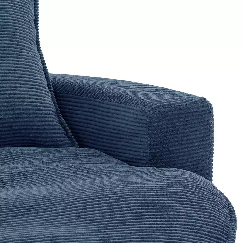 Fauteuil d’appoint pivotant à 360°, fauteuil tonneau rond pivotant avec coussin pour le salon