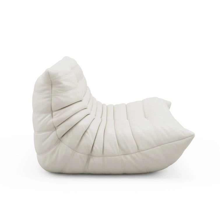 Furgle-Sofa aus Mikrofaserleder, ergonomisches Design, bequemes Bodensofa