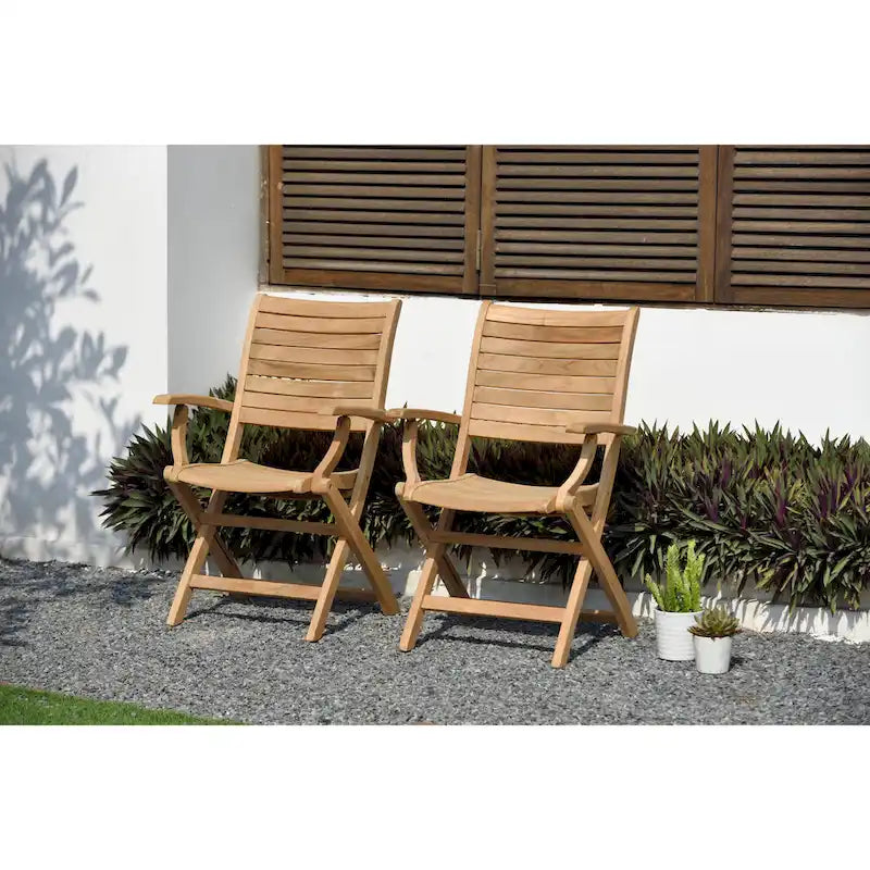 Ensemble de salle à manger extensible de patio Amazonia Teak Sessa, 13 pièces - 13 pièces