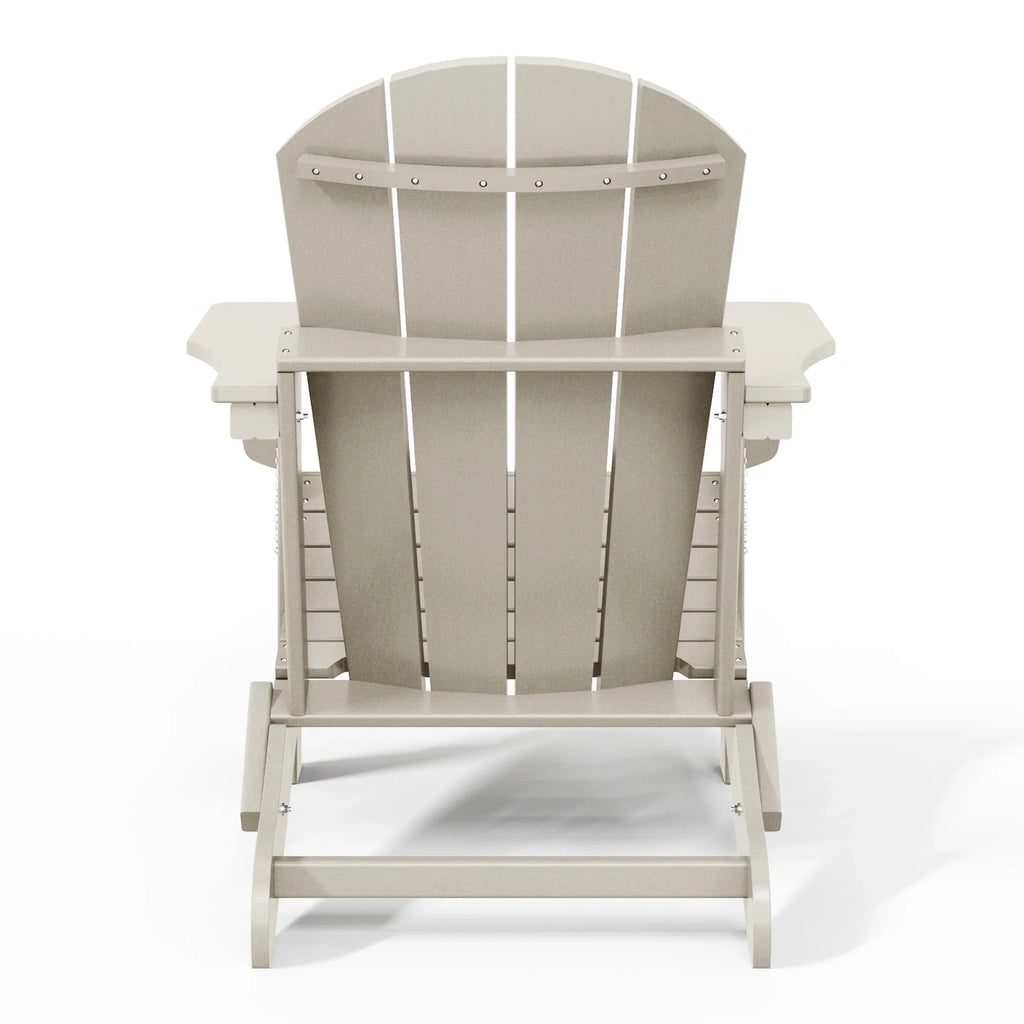 Polytrends Laguna Adirondack-Klappstuhl für die Terrasse, lichtecht und wetterbeständig