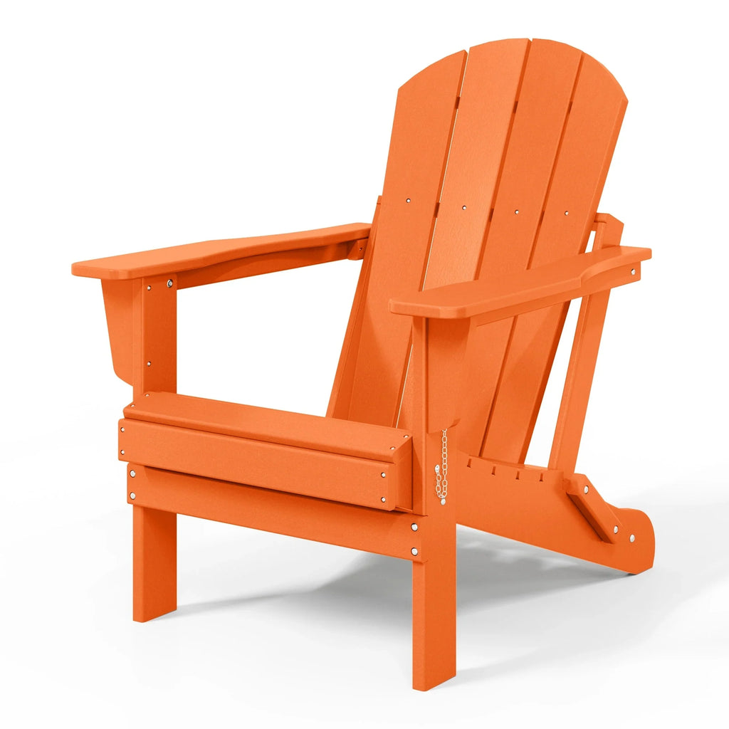 Polytrends Laguna Adirondack-Klappstuhl für die Terrasse, lichtecht und wetterbeständig