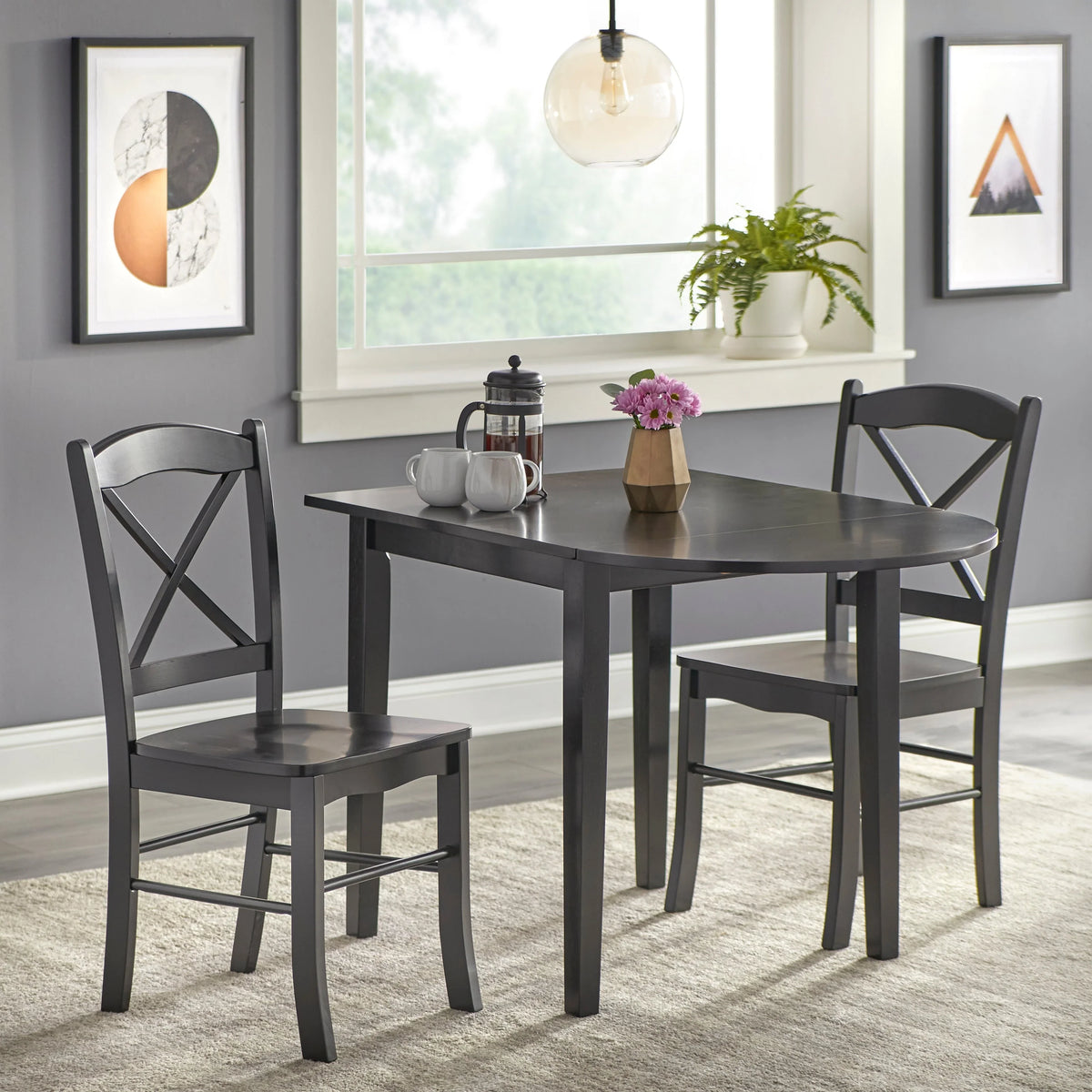 Chaises de salle à manger Simple Living de style cottage champêtre (lot de 2)