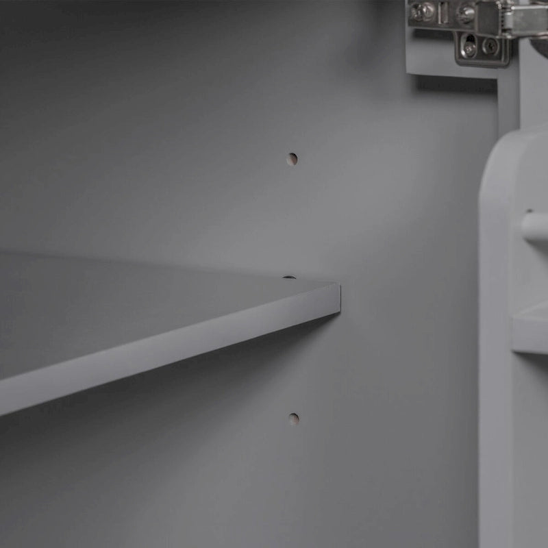 Bad-Waschtischunterschrank mit oberem Waschbecken und Auszugsschublade