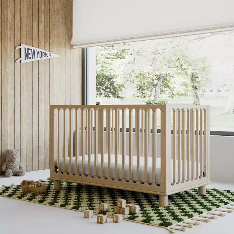 Lettino trasformabile 3 in 1 Storkcraft Sicily Deluxe con sponda di protezione per bambini