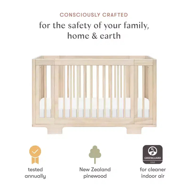 Lit bébé convertible Babyletto Yuzu 8-en-1 avec kits de conversion pour toutes les étapes