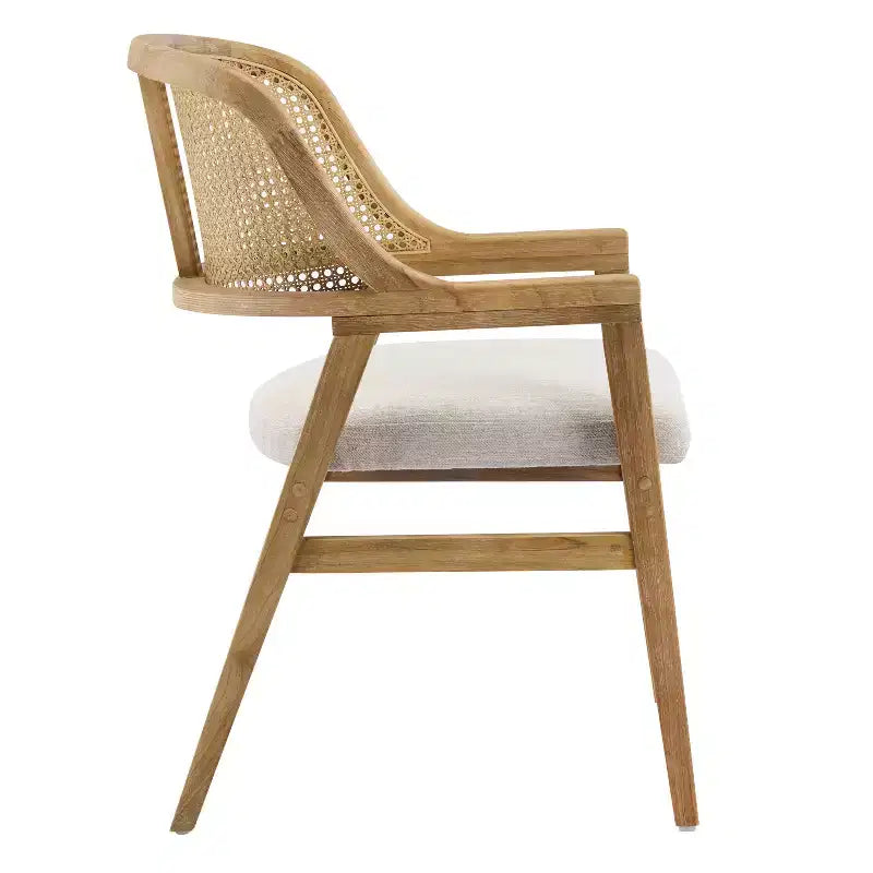 Christopher Knight Home Bennett ausziehbare Essgruppe im Mid-Century-Modern-Stil, 5-teilig, aus Holz, mit Tisch und 4 gepolsterten Stühlen mit Geflechtrücken