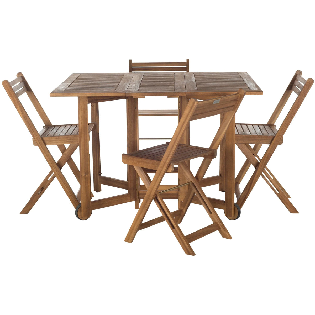 Ensemble de salle à manger d’extérieur SAFAVIEH Brandy, 5 pièces - 43Wx35Dx29H
