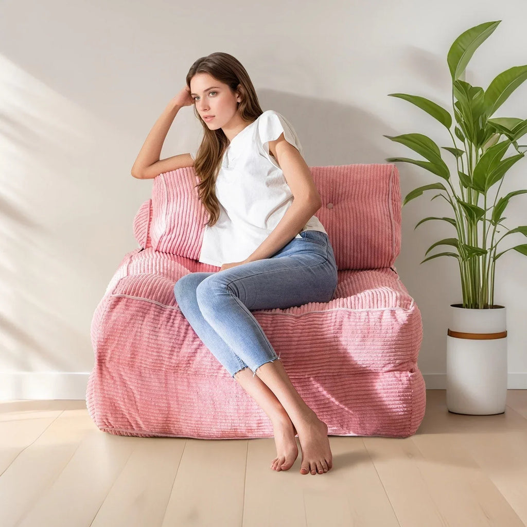 8 Cordsofa, Klappsofabett, Einzel