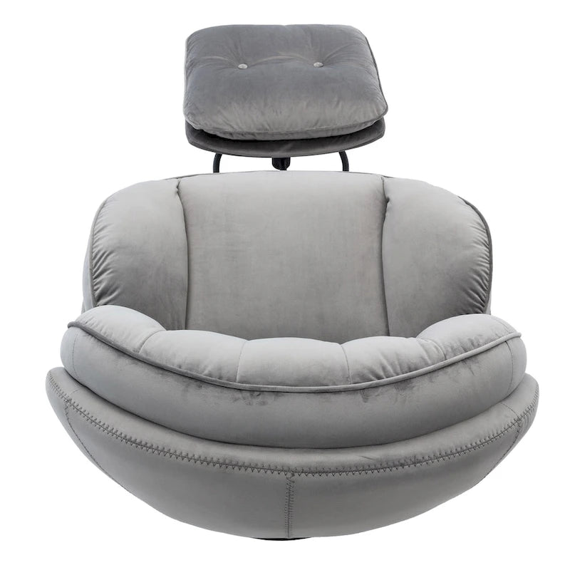 Polstersessel, TV-Sessel, Wohnzimmersessel mit Hocker