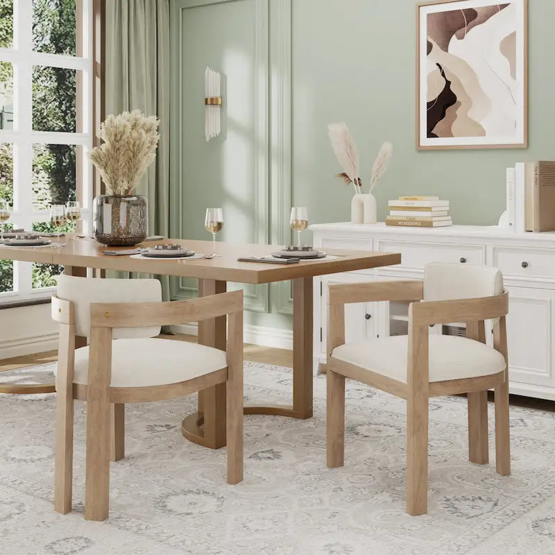 Conrad sedia da pranzo moderna e raffinata con braccioli, di Christopher Knight Home