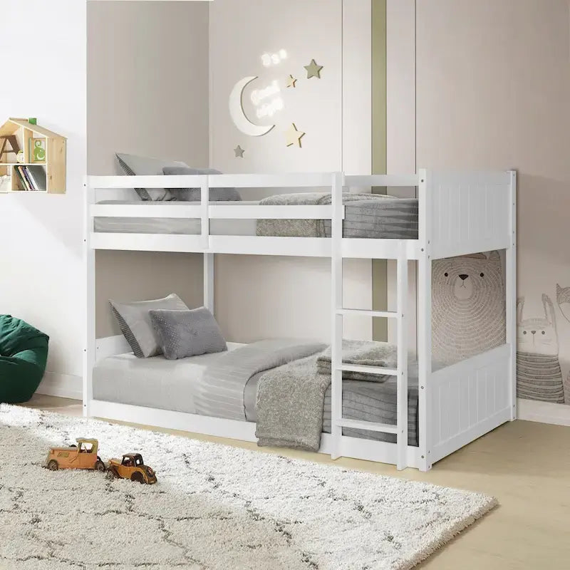 Letto a castello singolo su singolo a profilo basso Delphia