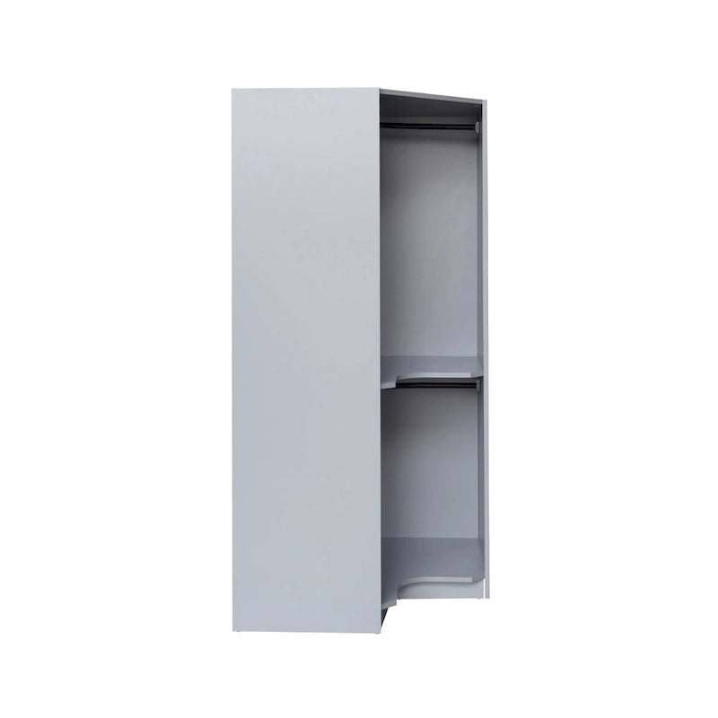 Polygon-Eckkleiderschrank mit 2 Türen