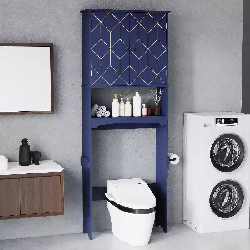 Mobile salvaspazio da bagno sopra il WC
