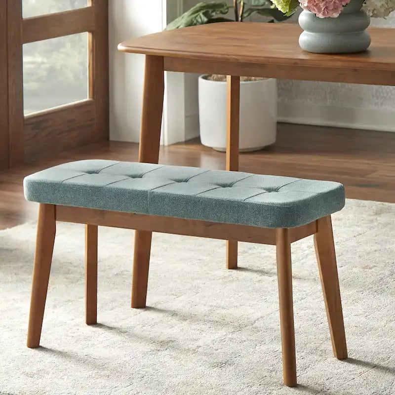 Set da pranzo Nettie Simple Living in legno massello, 4 pezzi