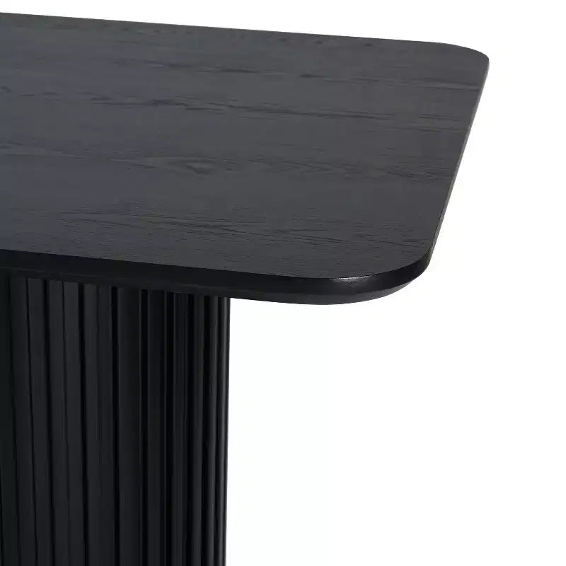 Christopher Knight Home Iwinie modernes 5-teiliges Esszimmer-Set mit rundem Holztisch mit Säulenfuß und gepolsterten Metall-Barhockern