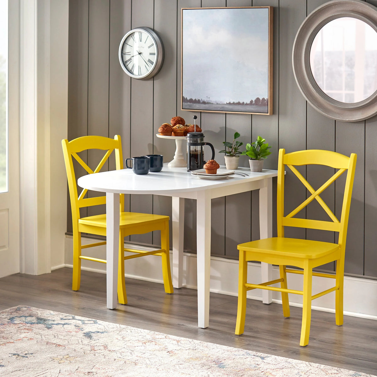 Chaises de salle à manger Simple Living de style cottage champêtre (lot de 2)